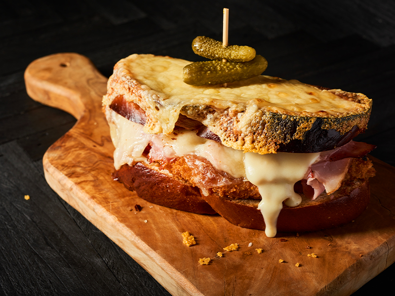 Croque Monsieur with Mustard Mornay • Plochman's Mustard