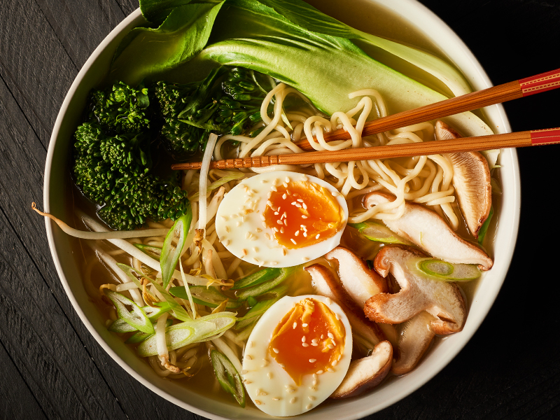 Chicken Ramen Mustard Bowl