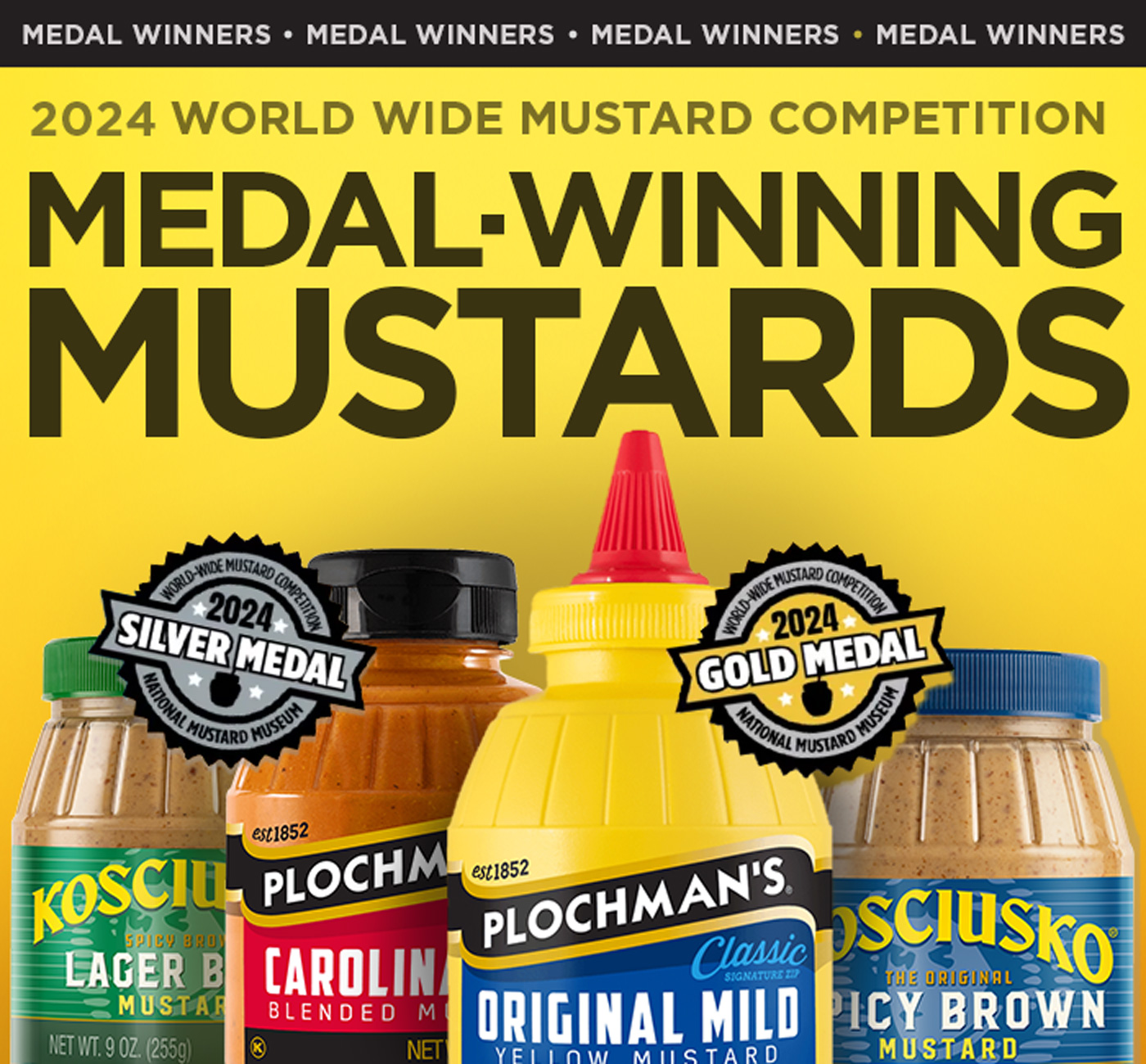 2024 medal winning mustards